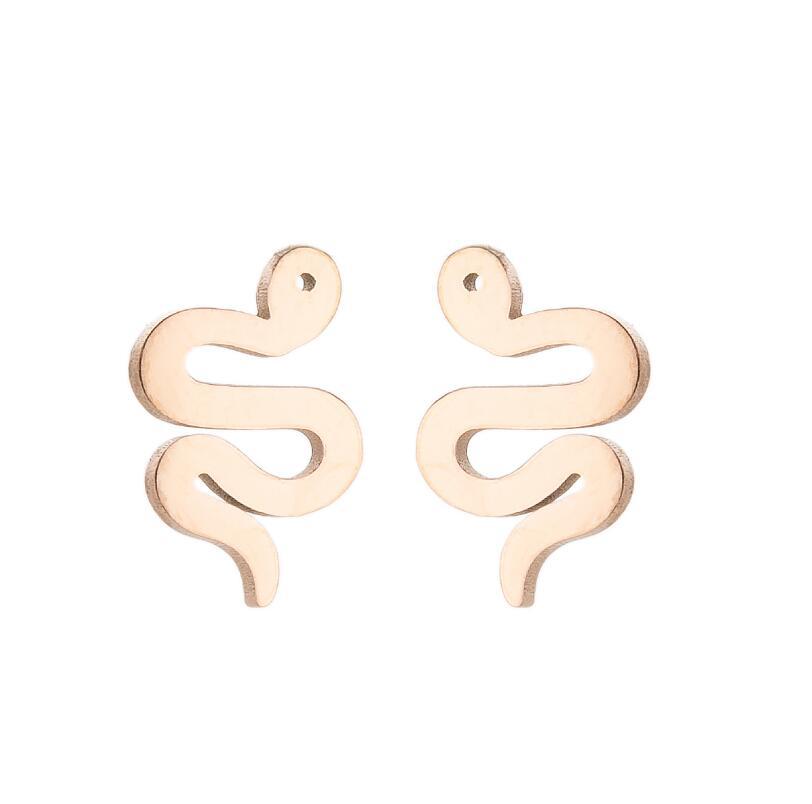 Wholesale Stainless Steel Serpentine Ear Studs